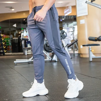 BINTUOSHI, новые мужские брюки для фитнеса, Спортивные штаны для бега, быстросохнущие дышащие эластичные спортивные штаны для бега Freedom