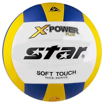 Star VB5055C-33 жесткий волейбольный надувной волейбол синий, желтый, белый, 5 мячей
