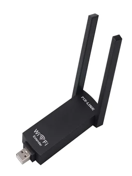 Wifi Удлинитель USB Wifi Ретранслятор 300 Мбит/с, WiFi Усилитель сигнала, Беспроводной маршрутизатор, Двойные антенны дальнего действия