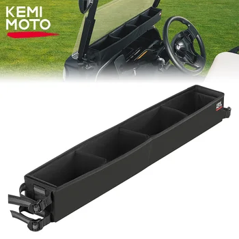 Внутренняя Передняя корзина для хранения гольф-кара KEMIMOTO Универсальная для клубного автомобиля EZGO Drive ICON 1680D Большой ящик для хранения, складной Портативный