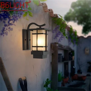 86LIGHT Наружный Настенный Светильник Sconces Классическая Светодиодная Лампа Водонепроницаемый IP65 Домашний Декоративный Для Крыльца