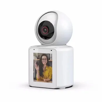 2,8 Дюймовый Экран 2MP 1080P Видеотелефон с одним Ключевым Вызовом Беспроводной PTZ IP Купольная Камера AI Humanoid Обнаружение Домашней Безопасности CCTV Монитор