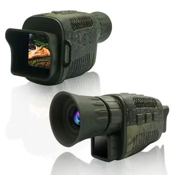 Монокуляр ночного видения с разрешением 4k Hd, инфракрасные очки ночного видения дальнего действия для наружного наблюдения