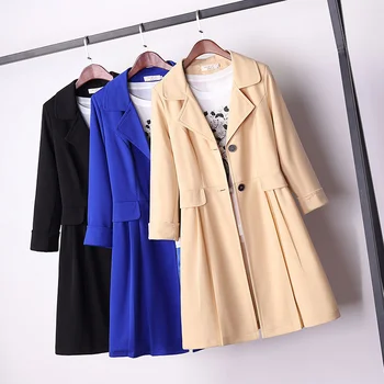 2023 Модное осеннее Корейское женское пальто в красивом стиле, Тонкое Повседневное Шикарное Свободное Элегантное Винтажное офисное пальто с длинным рукавом, топы